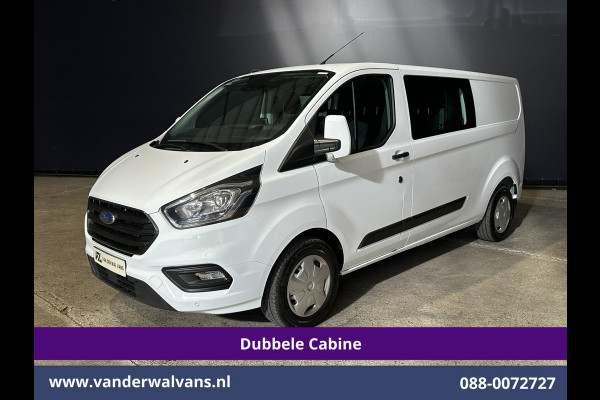 Ford Transit Custom 2.0 TDCI 130pk L2H1 Dubbele Cabine Euro6 Airco | 6-Zits | Camera | Navigatie | LED | Apple Carplay Cruisecontrol, Stoelverwarming, Verwarmde voorruit, Parkeersensoren, 2800kg trekvermogen