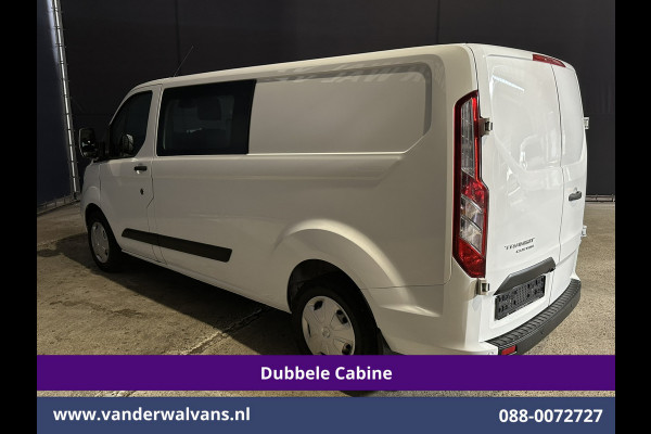Ford Transit Custom 2.0 TDCI 130pk L2H1 Dubbele Cabine Euro6 Airco | 6-Zits | Camera | Navigatie | LED | Apple Carplay Cruisecontrol, Stoelverwarming, Verwarmde voorruit, Parkeersensoren, 2800kg trekvermogen