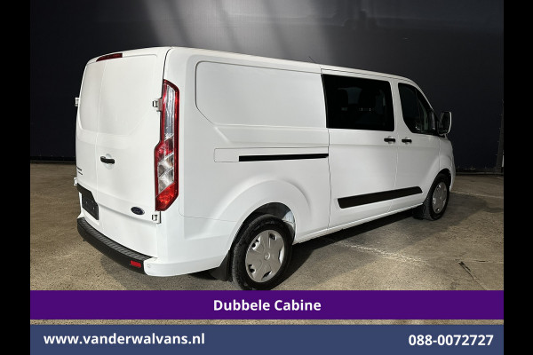Ford Transit Custom 2.0 TDCI 130pk L2H1 Dubbele Cabine Euro6 Airco | 6-Zits | Camera | Navigatie | LED | Apple Carplay Cruisecontrol, Stoelverwarming, Verwarmde voorruit, Parkeersensoren, 2800kg trekvermogen