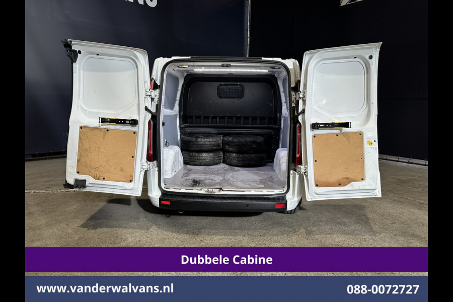 Ford Transit Custom 2.0 TDCI 130pk L2H1 Dubbele Cabine Euro6 Airco | 6-Zits | Camera | Navigatie | LED | Apple Carplay Cruisecontrol, Stoelverwarming, Verwarmde voorruit, Parkeersensoren, 2800kg trekvermogen
