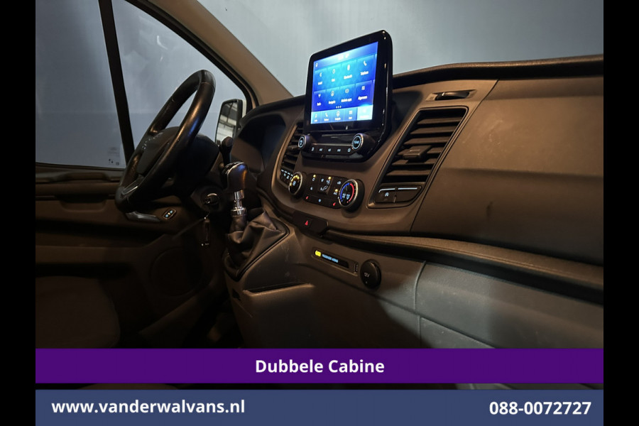 Ford Transit Custom 2.0 TDCI 130pk L2H1 Dubbele Cabine Euro6 Airco | 6-Zits | Camera | Navigatie | LED | Apple Carplay Cruisecontrol, Stoelverwarming, Verwarmde voorruit, Parkeersensoren, 2800kg trekvermogen