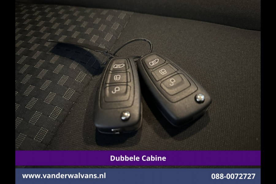 Ford Transit Custom 2.0 TDCI 130pk L2H1 Dubbele Cabine Euro6 Airco | 6-Zits | Camera | Navigatie | LED | Apple Carplay Cruisecontrol, Stoelverwarming, Verwarmde voorruit, Parkeersensoren, 2800kg trekvermogen