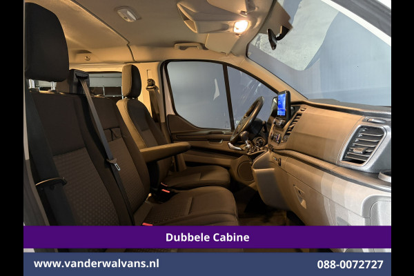 Ford Transit Custom 2.0 TDCI 130pk L2H1 Dubbele Cabine Euro6 Airco | 6-Zits | Camera | Apple Carplay Android Auto, Cruisecontrol, Stoelverwarming, Parkeersensoren, Achterklep