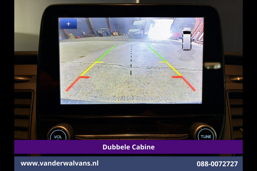 Ford Transit Custom 2.0 TDCI 130pk L2H1 Dubbele Cabine Euro6 Airco | 6-Zits | Camera | Apple Carplay Android Auto, Cruisecontrol, Stoelverwarming, Parkeersensoren, Achterklep