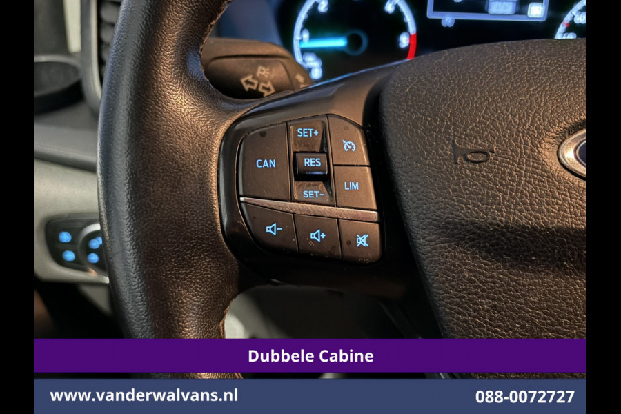 Ford Transit Custom 2.0 TDCI 130pk L2H1 Dubbele Cabine Euro6 Airco | 6-Zits | Camera | Apple Carplay Android Auto, Cruisecontrol, Stoelverwarming, Parkeersensoren, Achterklep