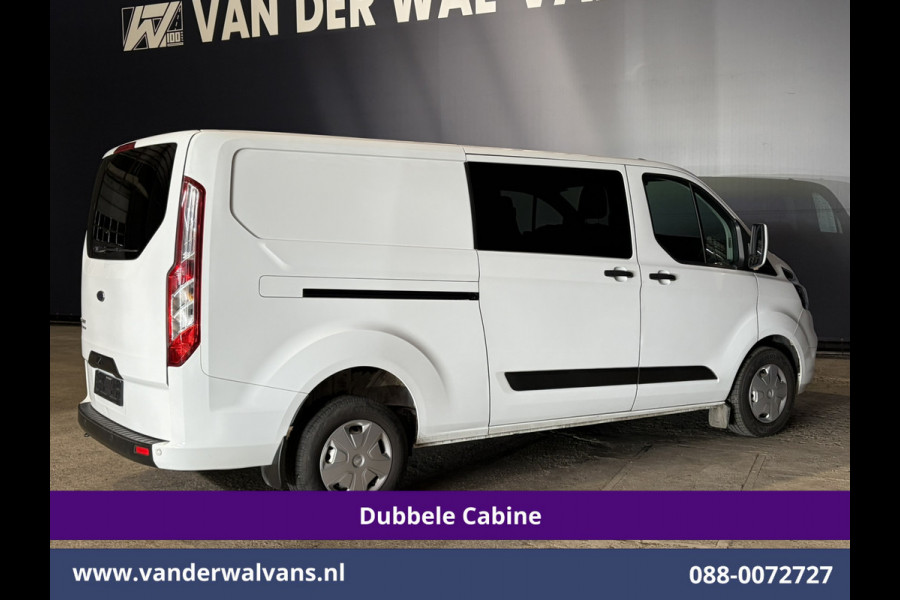 Ford Transit Custom 2.0 TDCI 130pk L2H1 Dubbele Cabine Euro6 Airco | 6-Zits | Camera | Apple Carplay Android Auto, Cruisecontrol, Stoelverwarming, Parkeersensoren, Achterklep