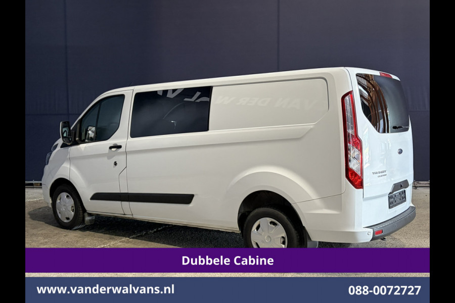Ford Transit Custom 2.0 TDCI 130pk L2H1 Dubbele Cabine Euro6 Airco | 6-Zits | Camera | Apple Carplay Android Auto, Cruisecontrol, Stoelverwarming, Parkeersensoren, Achterklep