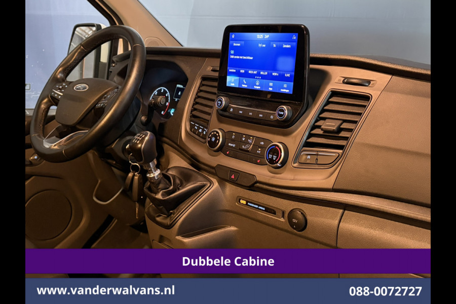 Ford Transit Custom 2.0 TDCI 130pk L2H1 Dubbele Cabine Euro6 Airco | 6-Zits | Camera | Apple Carplay Android Auto, Cruisecontrol, Stoelverwarming, Parkeersensoren, Achterklep