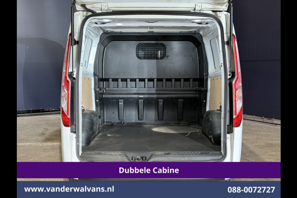 Ford Transit Custom 2.0 TDCI 130pk L2H1 Dubbele Cabine Euro6 Airco | 6-Zits | Camera | Apple Carplay Android Auto, Cruisecontrol, Stoelverwarming, Parkeersensoren, Achterklep
