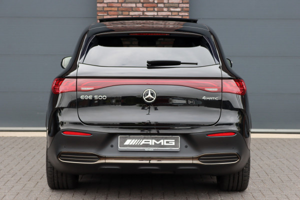 Mercedes-Benz EQE SUV 500 4MATIC AMG Line 91 kWh | Luchtvering | Hyperscreen | Achterasbesturing | Distronic+ | Massage | Nappa Leder | HUD | Stoelventilatie | Trekhaak | Memory | Verwarmd Stuurwiel |
