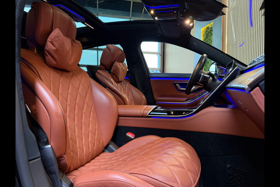 Mercedes-Benz S-Klasse 580 e Lang AMG Line BTW|PREMIUM|PANO|MASSAGE|SOFTCLOSE|ACHTERASB|BURMESTER 3D|CHAUFFEURSPAKKET|KOELKAST|TV!