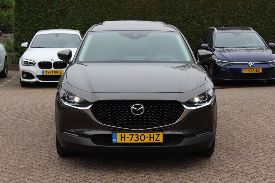 Mazda CX-30 2.0 e-SkyActiv-X M Hybrid Luxury / Trekhaak / Schuifdak / 360Camera / Head-up / Leder / 18'' / Navigatie / Stoelverwarming / DAB / ACC