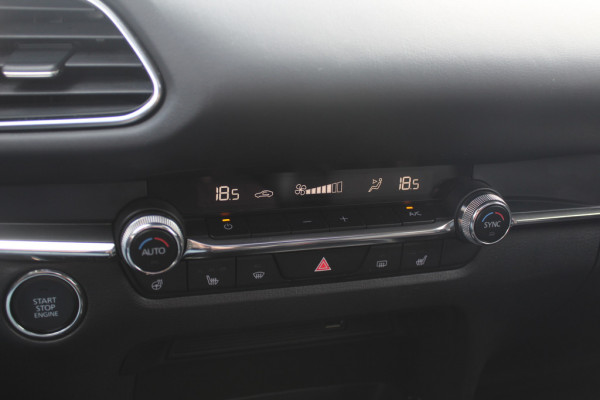 Mazda CX-30 2.0 e-SkyActiv-X M Hybrid Luxury / Trekhaak / Schuifdak / 360Camera / Head-up / Leder / 18'' / Navigatie / Stoelverwarming / DAB / ACC
