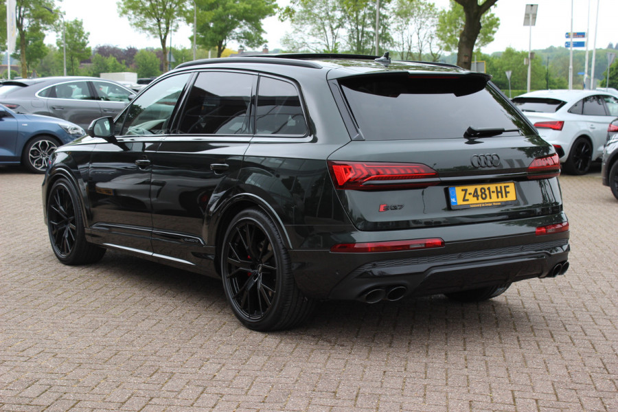 Audi SQ7 4.0 TFSI quattro 7p / Audi Exclusive / Trekhaak / Panoramadak / 360Camera / Head-up / B&O High End / Softclose / Matrix LED / Luchtvering / 22'' / RS Seats / Keyless / Standkachel / Side+Lane Assist / DAB / ACC