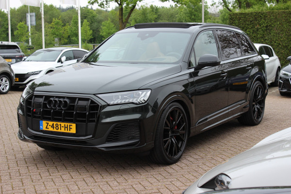 Audi SQ7 4.0 TFSI quattro 7p / Audi Exclusive / Trekhaak / Panoramadak / 360Camera / Head-up / B&O High End / Softclose / Matrix LED / Luchtvering / 22'' / RS Seats / Keyless / Standkachel / Side+Lane Assist / DAB / ACC