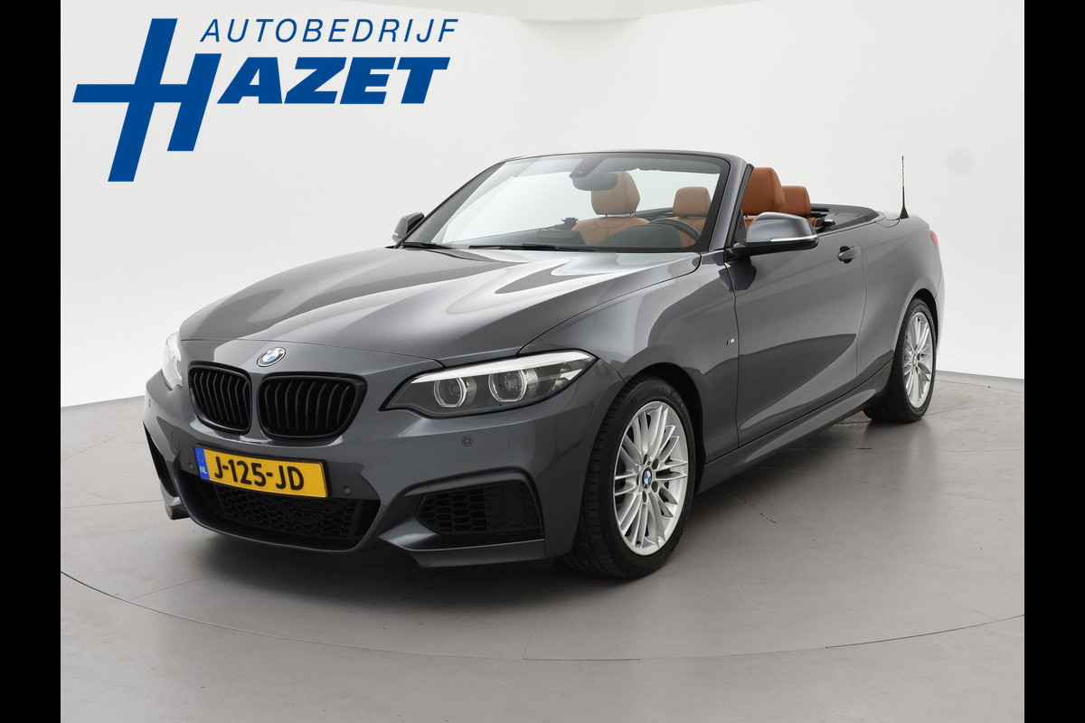 BMW 2 Serie Cabrio 218i AUT. M-SPORT HIGH EXECUTIVE + LEDER SPORTINTERIEUR | TREKHAAK