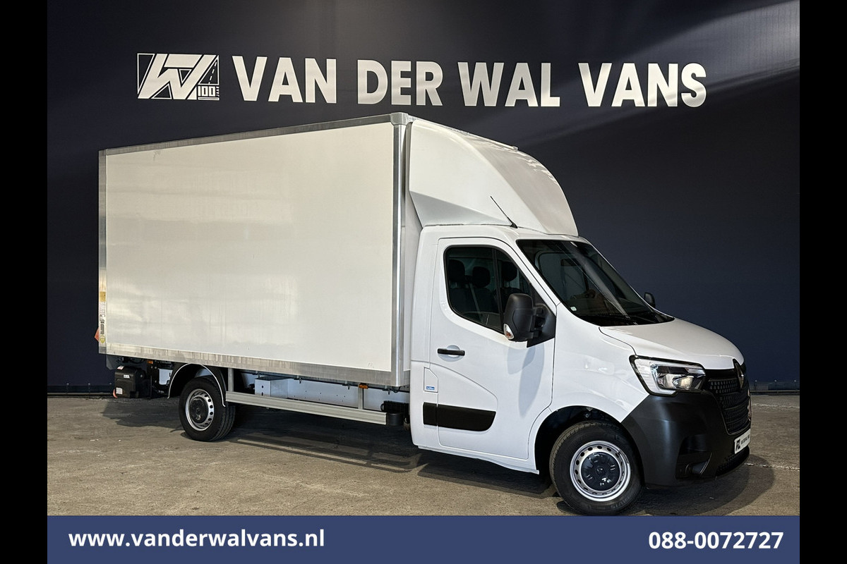 Renault Master 2.3 dCi 146pk Bakwagen 222cm Hoog Laadklep Euro6 Airco | Camera | Navigatie | LED Cruisecontrol, Bijrijdersbank