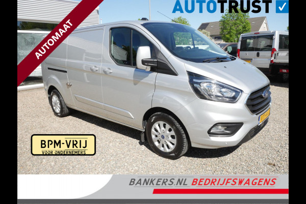 Ford Transit Custom 2.0 TDCI 170PK, L2H1, Limited, Airco, Automaat, 2 x Schuifdeur