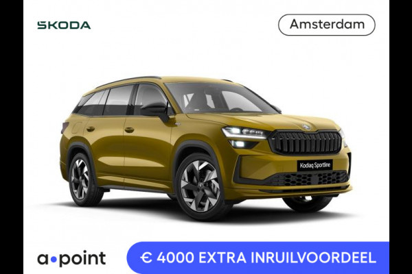 Škoda Kodiaq 1.5 TSI PHEV Sportline Business | Panoramadak | Trekhaak | Light & View | Adaptief onderstel | Canton Sound |