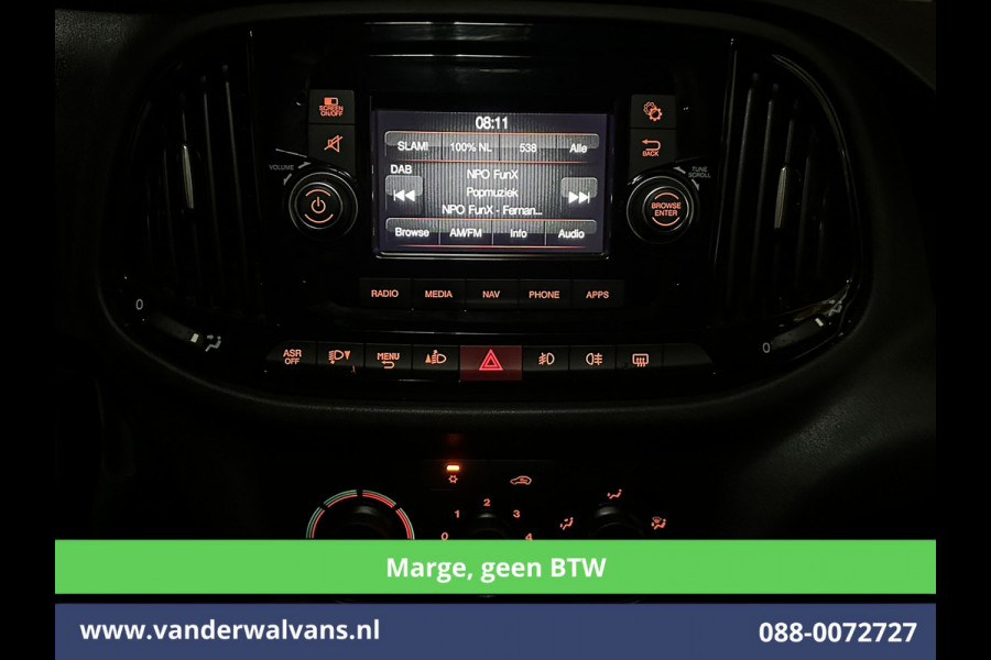 Fiat Doblò Cargo 1.6 MJ**MARGE, Geen BTW** 105pk L2H1 Maxi SX Euro6 Airco | Navigatie | Lichtmetalen Velgen Trekhaak, Parkeersensoren