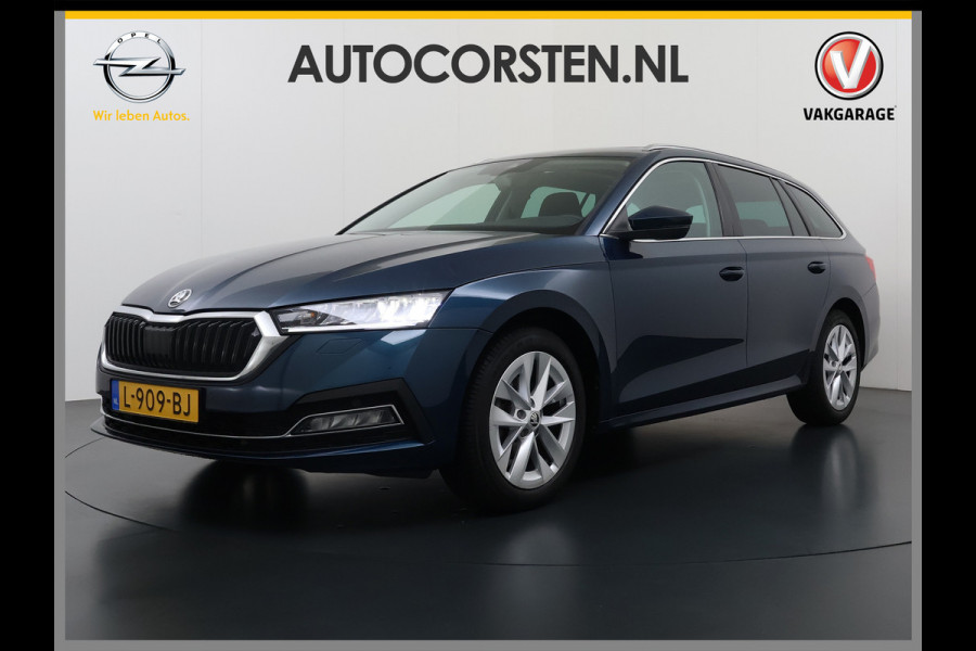 Škoda Octavia Combi 1.0TSI Pano.dak Trekhaak Adap.Cruise Stoelverwarming Navi Ecc Camera Apple Carplay Android Auto Pdc Business Edition Plus Keyless Elek.Achterklep DAB Lmv 17" Led P-Assist Virtual Cockpit Dealeronderhouden 1.300KG Trekgewicht Origineel Nederlandse Auto