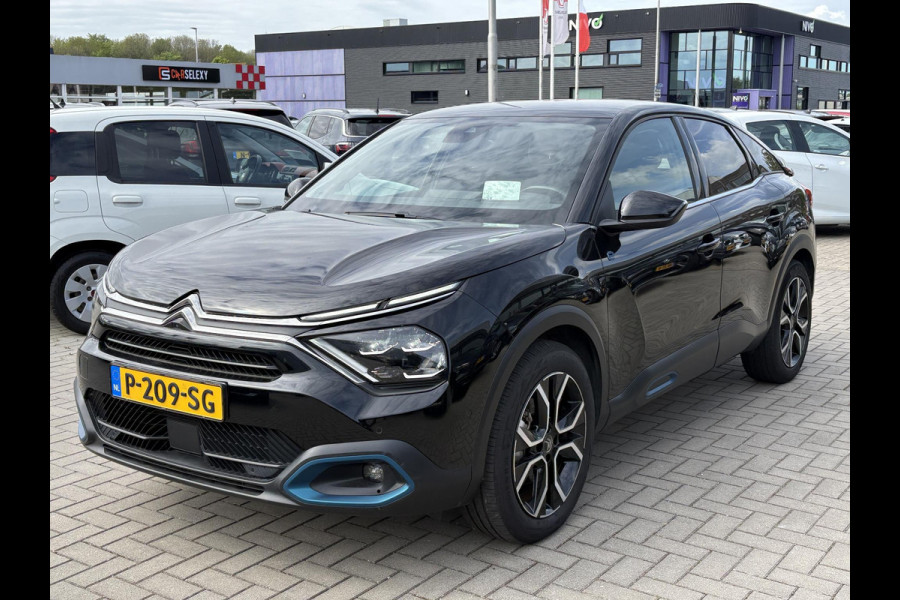 Citroën Ë-C4 Shine 50 kWh | SOH 88,5% | Head-up | Adaptive Cruise | Stoel & Stuurverwarming | Memory Seat |