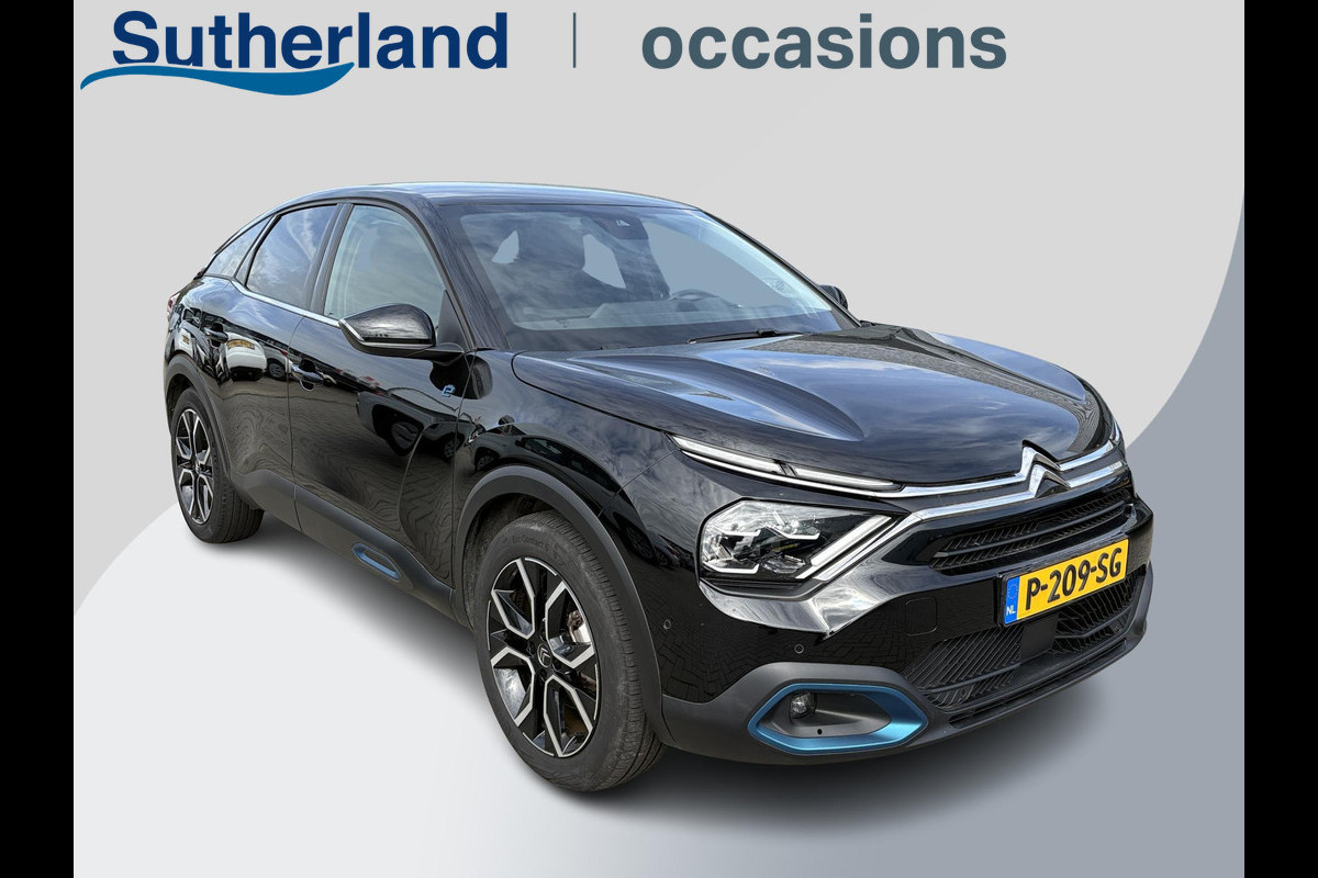 Citroën Ë-C4 Shine 50 kWh | SOH 88,5% | Head-up | Adaptive Cruise | Stoel & Stuurverwarming | Memory Seat |