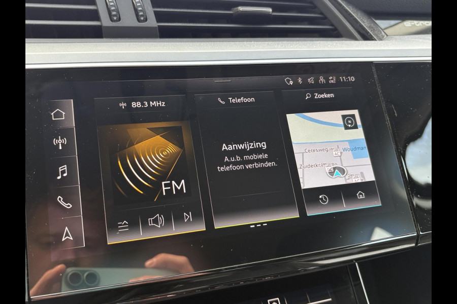 Audi e-tron 55 quattro Advanced edition 95 kWh | SOH 93,6% | Luchtvering | Memory Seat | Navigatie |