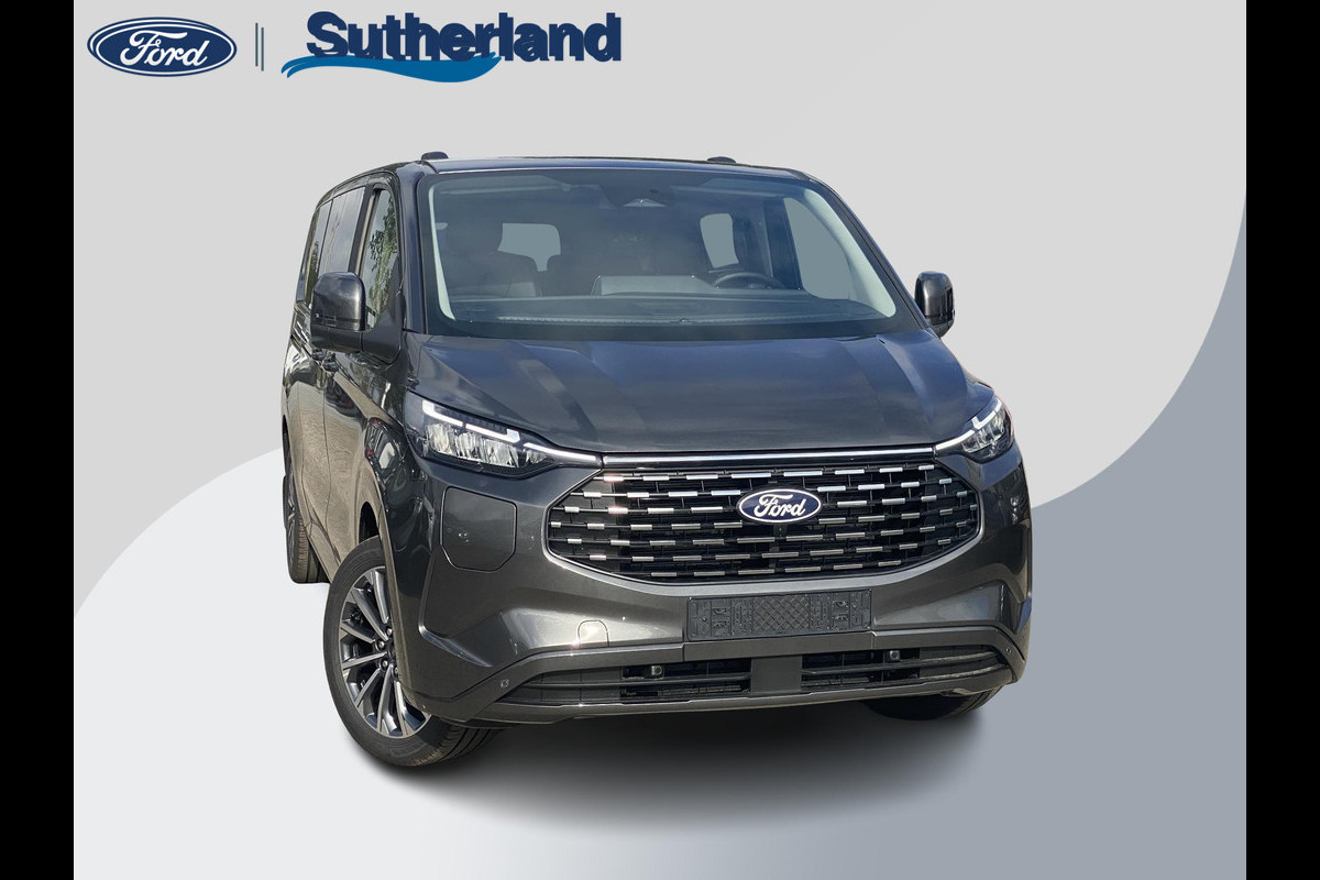 Ford Transit Custom Tourneo 340 2.5 PHEV L2H1 Titanium X 233pk | 16-weg elek. AGR-stoel | Handsfree elek. dubbele zijschuifdeuren | Panoramadak | 15 B&O speaker | Inklapbare trekhaak | Verwarmbaar stuurwiel | Verwarmbare en elek. verstelbare stoelen tweede zitrij | Draadloos opladen | Prijs ex. BTW incl. BPM |  Prijs Incl. BTW en BPM 70.400
