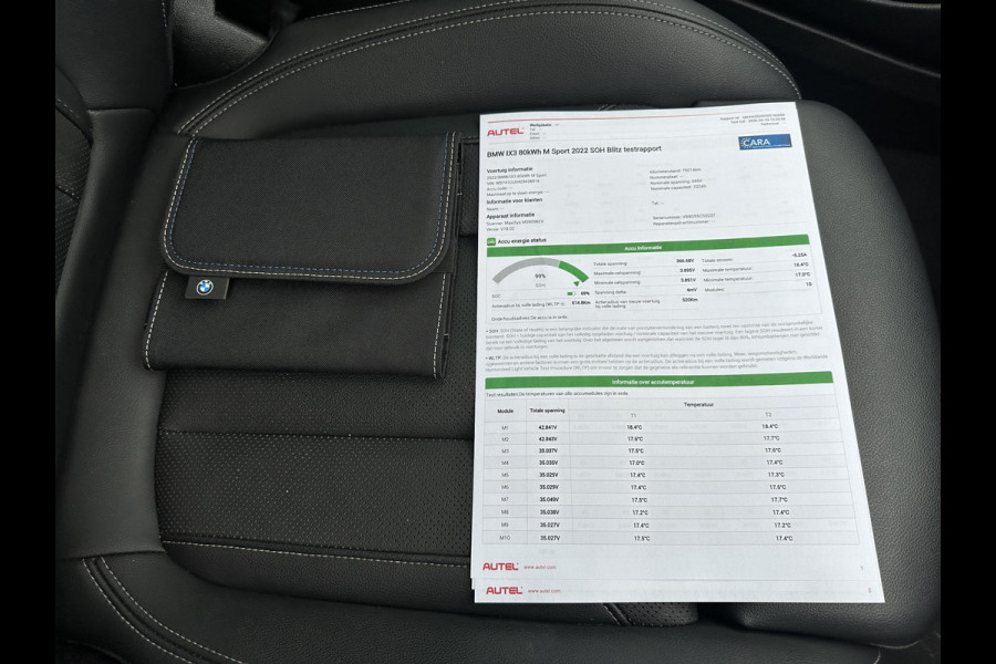 BMW iX3 Executive 80 kWh M-Sport |SOH 99% | ELEKTRISCHE TREKHAAK| ELEKTRISCHE ACHTERKLEP| PANORAMADAK| DRIVING ASSISTENT PROFESSIONAL| DODE HOEK SENSOR| STOELVERWARMING