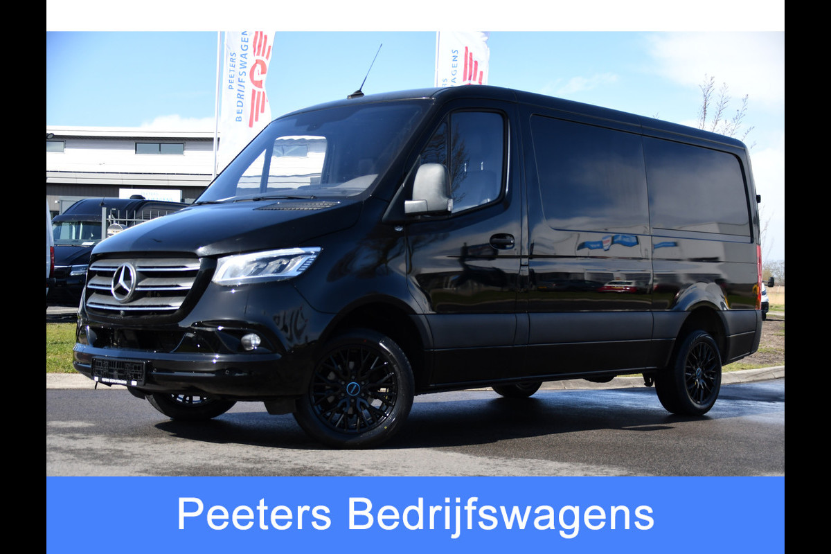 Mercedes-Benz Sprinter 317 1.9 CDI L2H1 RWD Edition Black 360 Camera, Cruise, Carplay, LED, 10,5'' Mbux, Automaat, Trekhaak, Leder, 170pk, Uniek!