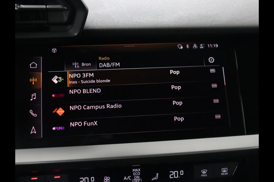 Audi A3 30 TFSI Advanced edition | Stoelverwarming | Adaptive cruise | Keyless | Camera | Carplay | Audi Sound | Full LED | Climate control | Virtual Cockpit | Parkeerhulp