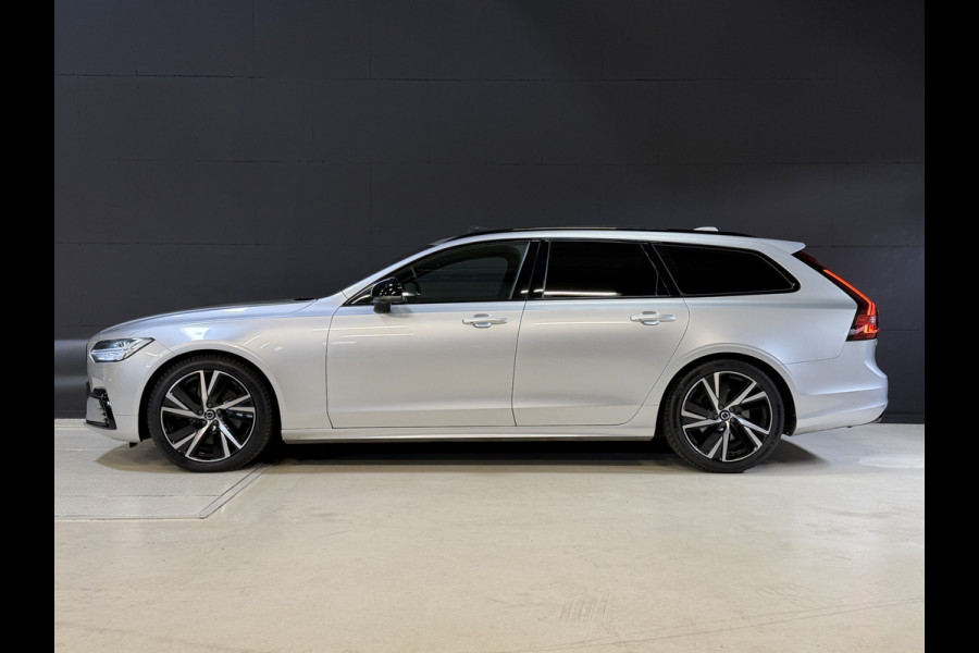 Volvo V90 2.0 B4 R-Design | Panoramadak | Elektr. trekhaak | Head-Up | Camera | Harman Kardon | Adaptive cruise | Dealer onderhouden