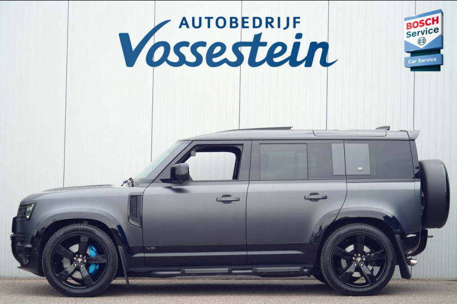 Land Rover Defender 110 5.0 P525 110 V8 / Pano / Trekhaak / Head-Up / Meridian Audio / 360 Camera / Compleet!