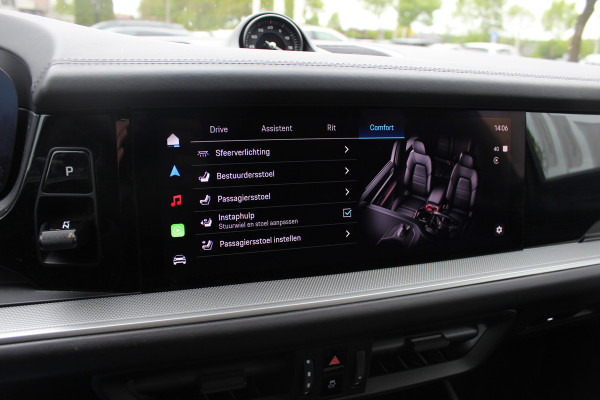Porsche Cayenne 3.0 S E-Hybrid 519pk / Trekhaak / Panoramadak / 360Camera / Head-up / Achterasbesturing / Bose / 21'' / Luchtvering / Adaptieve Stoelen / Sportdesign+Chrono / Sportuiltaat / Stoelventilatie / Stoelverwarming 4x /