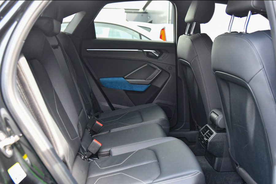 Audi Q3 Sportback 45 TFSI e 3x S-Line, Sonos. Matrix, Leder, 20", Keyless, Camera, Dodehoek, Ambient, Carplay!