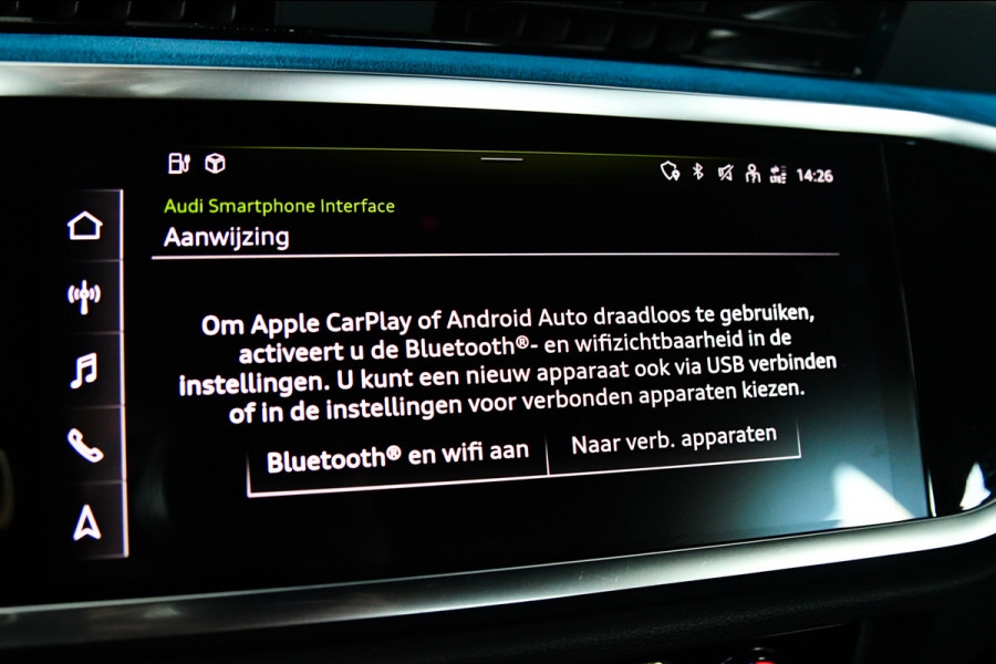 Audi Q3 Sportback 45 TFSI e 3x S-Line, Sonos. Matrix, Leder, 20", Keyless, Camera, Dodehoek, Ambient, Carplay!