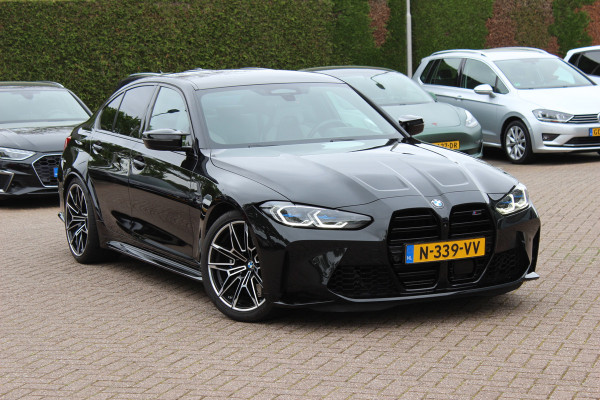 BMW 3 Serie M3 Competition / 360Camera / Carbon / Head-up / Keyless / Leder / 19'' / CarPlay / Dealer onderhouden / Stuur+Stoelverwarming / Dodehoek / DAB / ACC