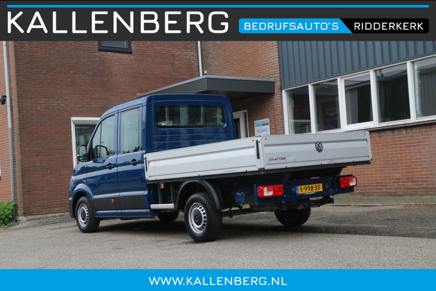 Volkswagen Crafter 35 2.0 TDI H2 DC / Pick up / open laadbak / 5 pers / Trekhaak