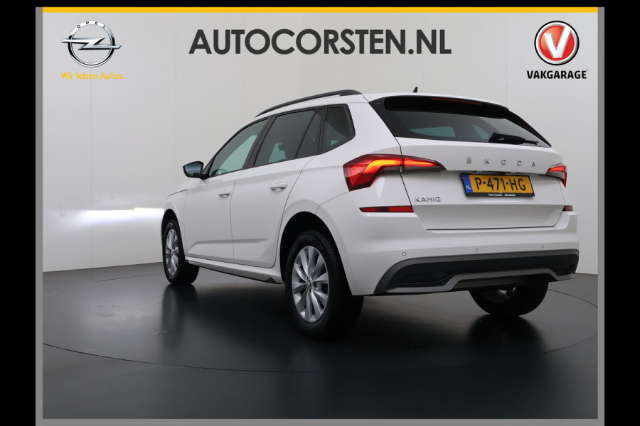 Škoda Kamiq 1.0TSI 1/2 Leder Elek.Stoel+Verwarmd Apple Camera Android Auto Navi Ecc Camera Cruise Control Pdc Business Edition Draadloze Tel.lader Lmv 16" Isofix Voorruitverwarming DAB Led 1e Eigenaar Origineel Nederlandse Auto