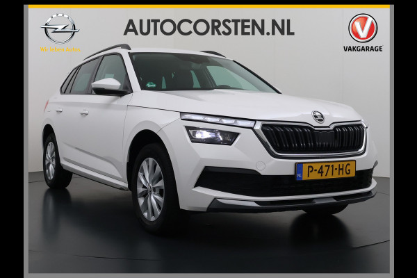 Škoda Kamiq 1.0TSI 1/2 Leder Elek.Stoel+Verwarmd Apple Camera Android Auto Navi Ecc Camera Cruise Control Pdc Business Edition Draadloze Tel.lader Lmv 16" Isofix Voorruitverwarming DAB Led 1e Eigenaar Origineel Nederlandse Auto