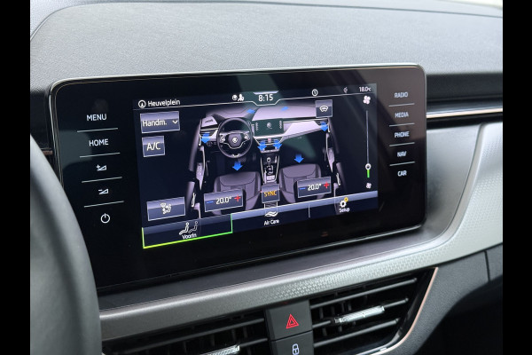 Škoda Kamiq 1.0TSI 1/2 Leder Elek.Stoel+Verwarmd Apple Camera Android Auto Navi Ecc Camera Cruise Control Pdc Business Edition Draadloze Tel.lader Lmv 16" Isofix Voorruitverwarming DAB Led 1e Eigenaar Origineel Nederlandse Auto