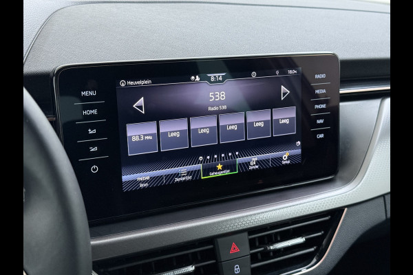 Škoda Kamiq 1.0TSI 1/2 Leder Elek.Stoel+Verwarmd Apple Camera Android Auto Navi Ecc Camera Cruise Control Pdc Business Edition Draadloze Tel.lader Lmv 16" Isofix Voorruitverwarming DAB Led 1e Eigenaar Origineel Nederlandse Auto
