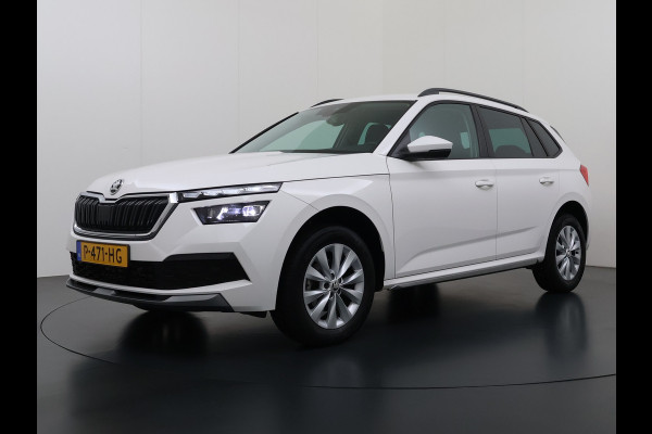 Škoda Kamiq 1.0TSI 1/2 Leder Elek.Stoel+Verwarmd Apple Camera Android Auto Navi Ecc Camera Cruise Control Pdc Business Edition Draadloze Tel.lader Lmv 16" Isofix Voorruitverwarming DAB Led 1e Eigenaar Origineel Nederlandse Auto