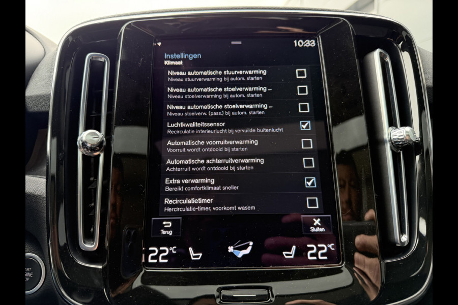 Volvo XC40 1.5 T4 Plug-in hybrid Ultimate Dark (Elektrisch Schuifdak - Trekhaak - Harman/Kardon - Leder incl verwarming/geheugen - Elektris