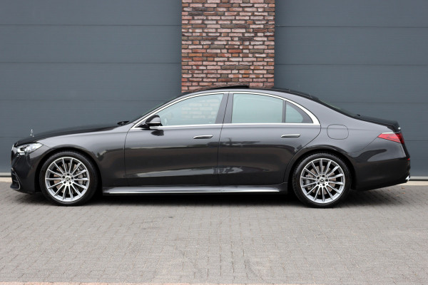 Mercedes-Benz S-Klasse 580 e 4MATIC AMG Line | Achterasbesturing | Luchtvering | Distronic+ | Massage | Exclusief Nappa Leder | Stoelventilatie V+A | HUD | Parfumering | Soft-Close | 3D-Display | Digital Light |