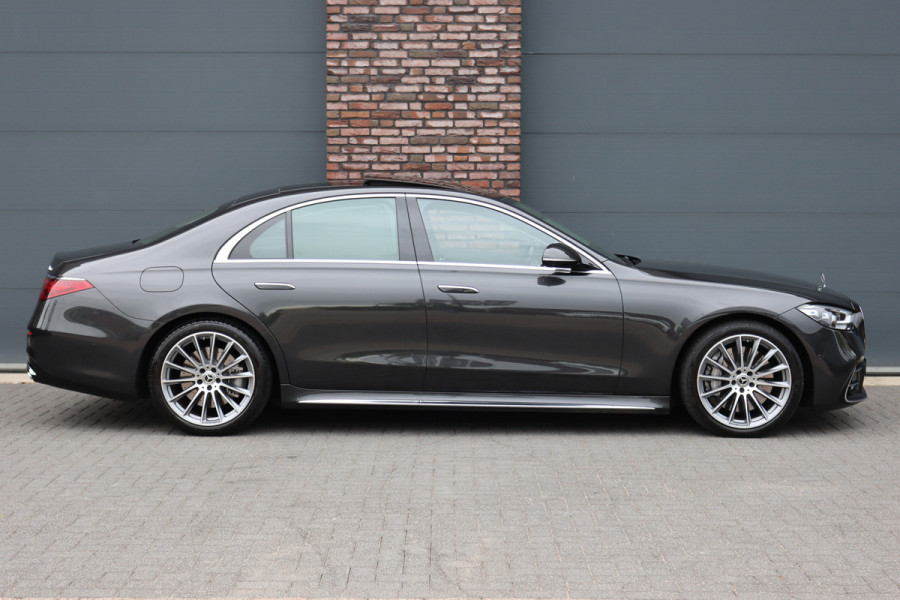 Mercedes-Benz S-Klasse 580 e 4MATIC AMG Line | Achterasbesturing | Luchtvering | Distronic+ | Massage | Exclusief Nappa Leder | Stoelventilatie V+A | HUD | Parfumering | Soft-Close | 3D-Display | Digital Light |