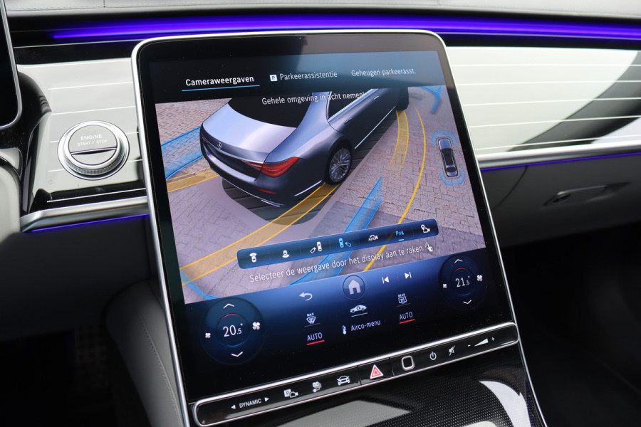 Mercedes-Benz S-Klasse 580 e 4MATIC AMG Line | Achterasbesturing | Luchtvering | Distronic+ | Massage | Exclusief Nappa Leder | Stoelventilatie V+A | HUD | Parfumering | Soft-Close | 3D-Display | Digital Light |