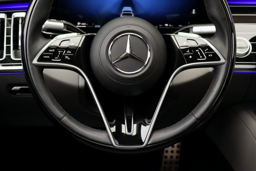 Mercedes-Benz S-Klasse 580 e 4MATIC AMG Line | Achterasbesturing | Luchtvering | Distronic+ | Massage | Exclusief Nappa Leder | Stoelventilatie V+A | HUD | Parfumering | Soft-Close | 3D-Display | Digital Light |