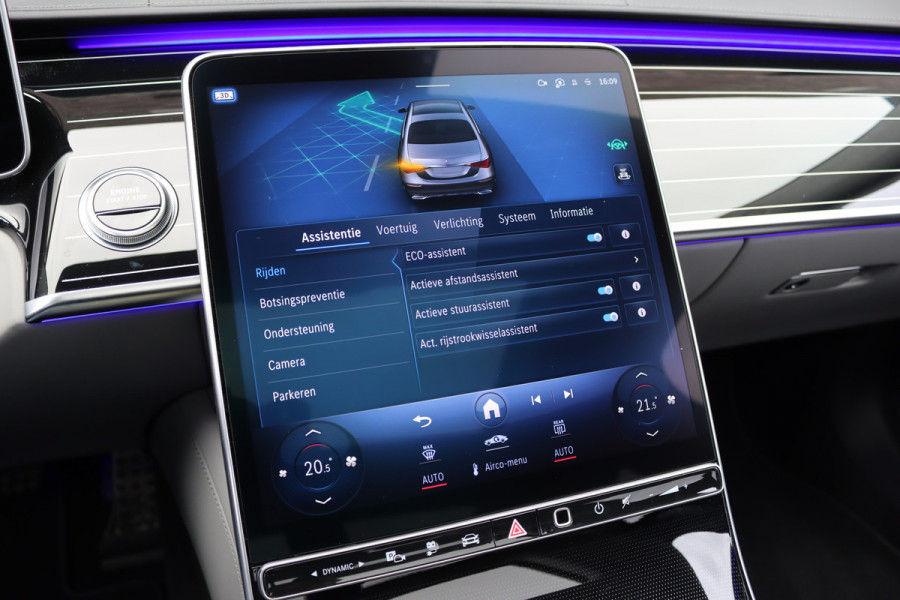Mercedes-Benz S-Klasse 580 e 4MATIC AMG Line | Achterasbesturing | Luchtvering | Distronic+ | Massage | Exclusief Nappa Leder | Stoelventilatie V+A | HUD | Parfumering | Soft-Close | 3D-Display | Digital Light |